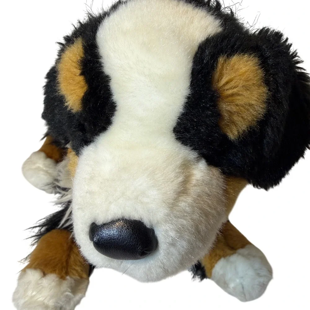 Douglas Cuddle Toy Bernese Mountain Dog Plush 16 Inch Tri-Color Stuffed Animal